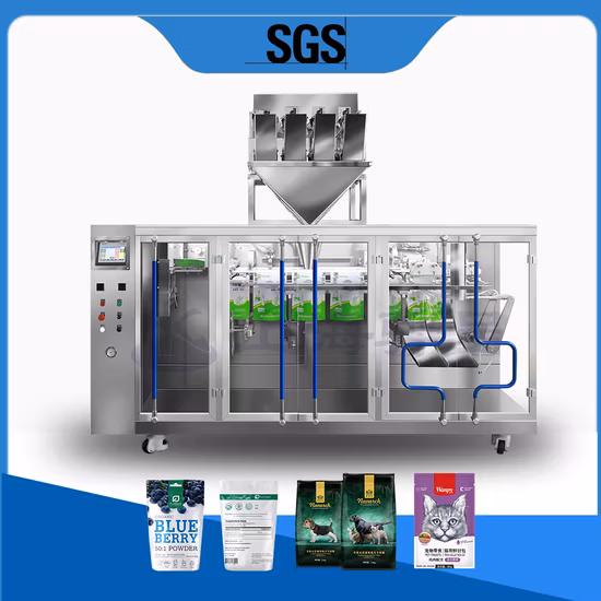 Automatic Dried Fruit Ready Made Pouch Packing Machine Linear Weigher Candy Packaging Machine for Premade Bag