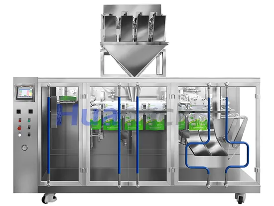 Automatic Dried Fruit Ready Made Pouch Packing Machine Linear Weigher Candy Packaging Machine for Premade Bag