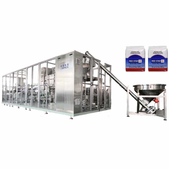 Multi-Function Automatic Brick Bag Vertical Forming Filling Sealing Vacuum Packing (Packaging) Machine for Coffee Powder, Dry Yeast, Rice, Beans, Corn Grits