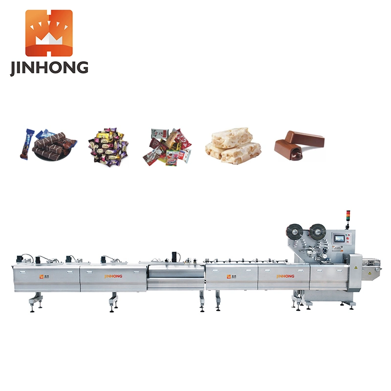 JH-Z1221 High Speed Automatic Horizontal Flow Food Packing Machine/ Packaging Machine/ Wrapping Machine For Candy/ Chocolate Bar/ Wafer/ Biscuit/ Cracker