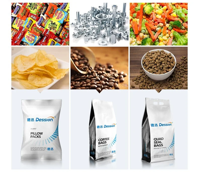 Multihead Weigher Automatic Weighing Granule Packing Machine Potato Chips Snack Food Peanut Packing Machine Rice Salt Sugar Beans Pet Food Packaging Machine