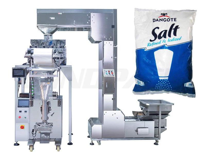 Automatic Salt/ Sugar Pouch Packing Machine with Linear Weigher