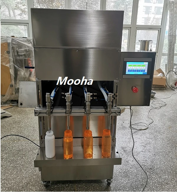 Factory Low Price Semi Automatic Liquid Water Drinking Spice Oil Soy Sauce Milk Vinegar Jam Jelly Shampoo Cup Bottle Filling Packing Machine