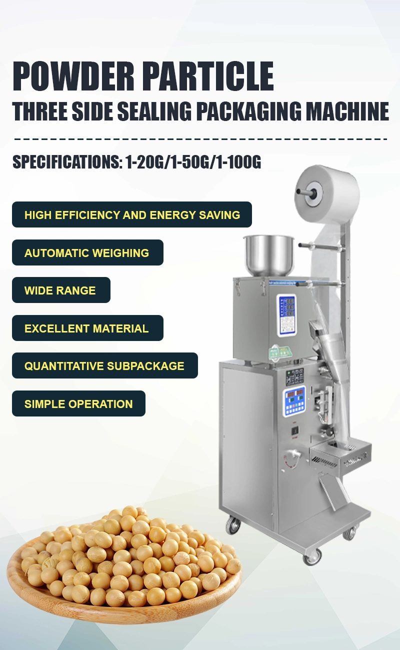 Automatic Mini Packing Machine with 2 Head Linear Weigher for Grain Pill Granule Pellets Beans