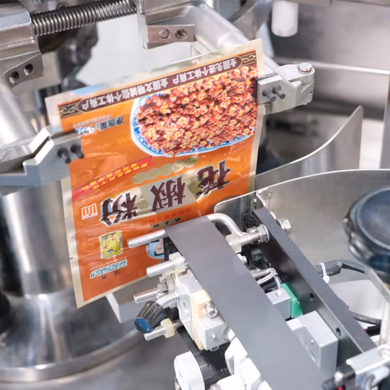Customic Automatic Couscous Chilli Yeast Maize Meal Wrapping Plastic Bag Filling Food Powder Sealing Packaging/Packing Machine