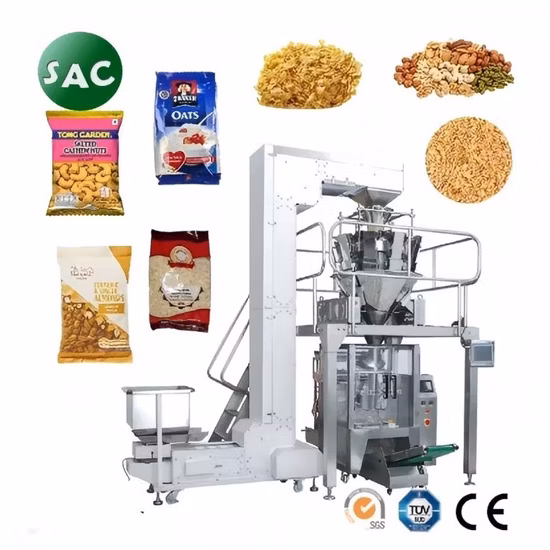 Automatic Grain Bag Packing Machine for Nuts Chips
