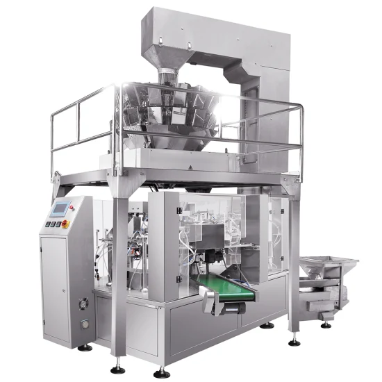 Automatic Granule Nuts Cashew Peanuts Food Pre-Made Pouch Zipper Stand-up Pouch Packing Machine